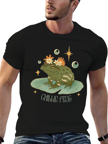 Chillin Frog Graphic Tee - Relaxed & Stylish