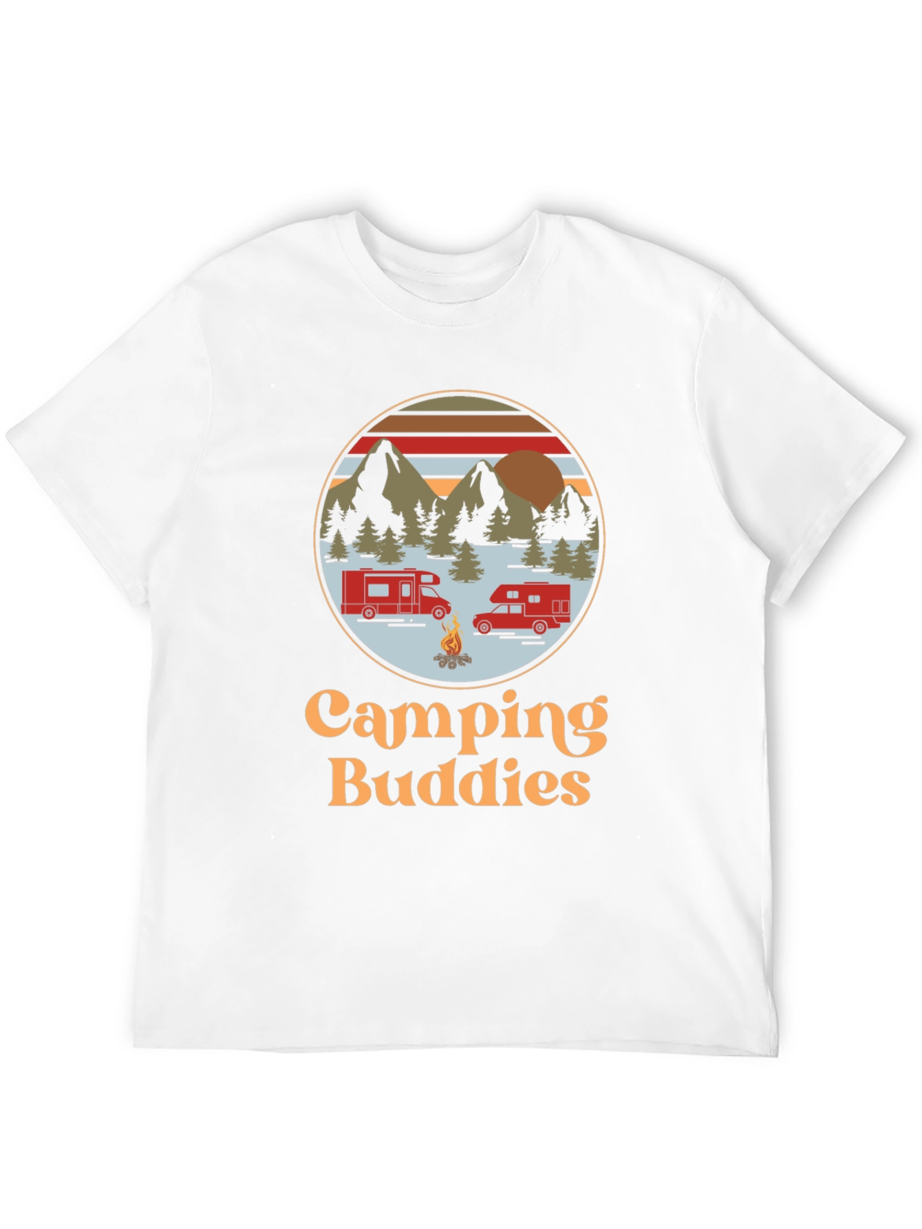 Camping Buddies Graphic Tee - Adventure Ready!