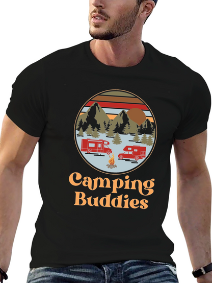 Camping Buddies Graphic Tee - Adventure Ready!