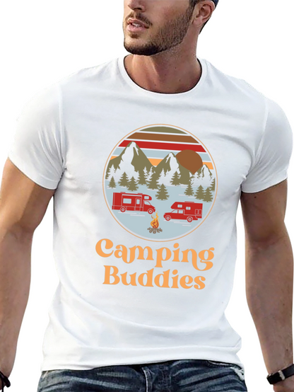 Camping Buddies Graphic Tee - Adventure Ready!