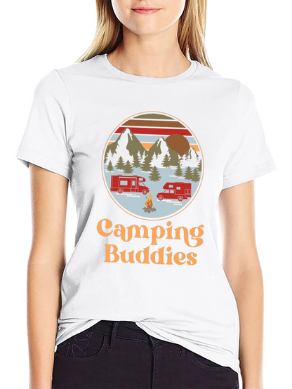 Camping Buddies Graphic Tee - Adventure Ready!