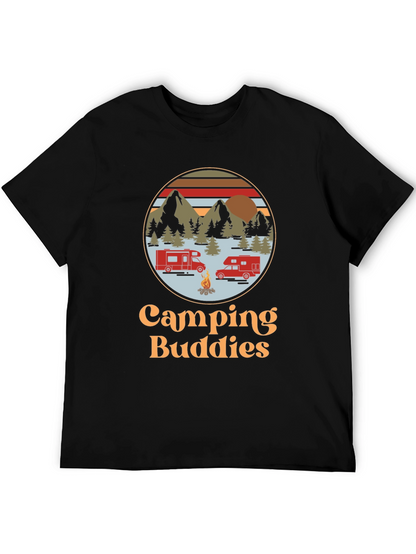 Camping Buddies Graphic Tee - Adventure Ready!