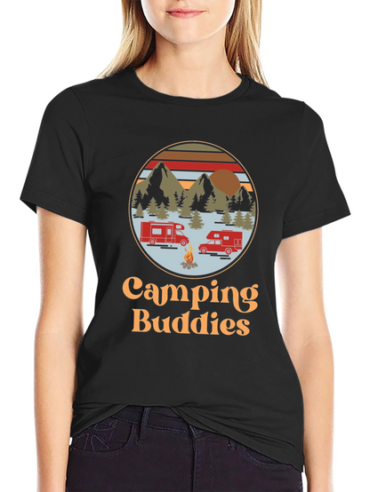 Camping Buddies Graphic Tee - Adventure Ready!