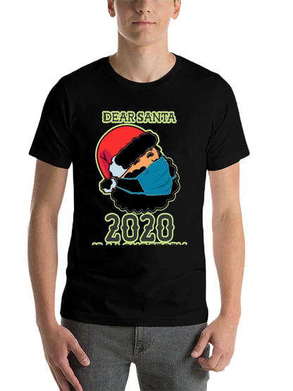 Dear Santa 2020 Masked Santa T-Shirt