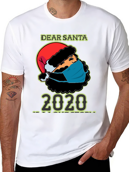 Dear Santa 2020 Masked Santa T-Shirt