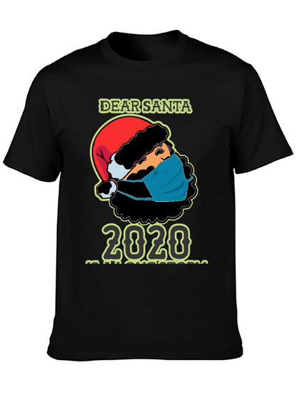 Dear Santa 2020 Masked Santa T-Shirt