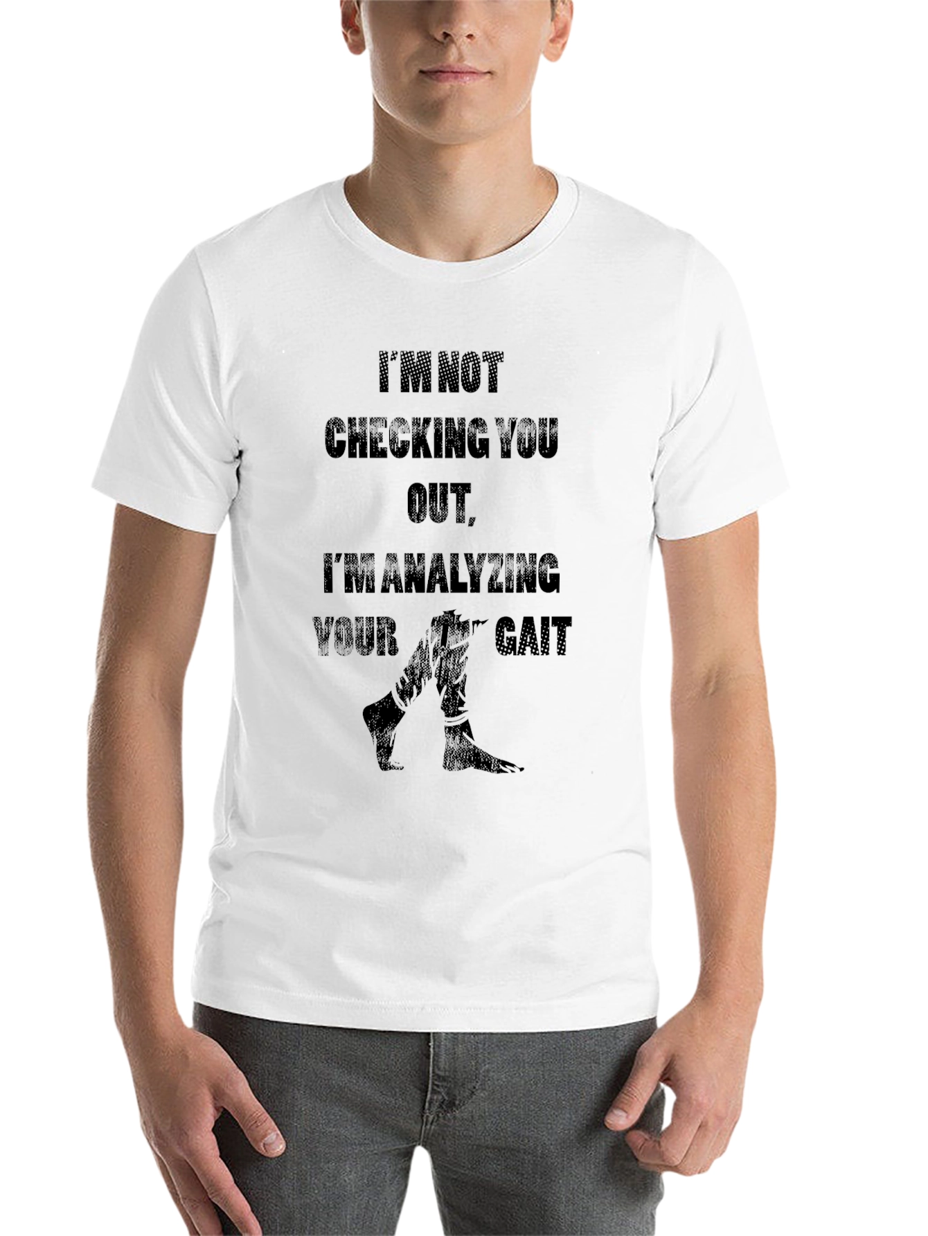Analyzing Your Gait Mens T-Shirt