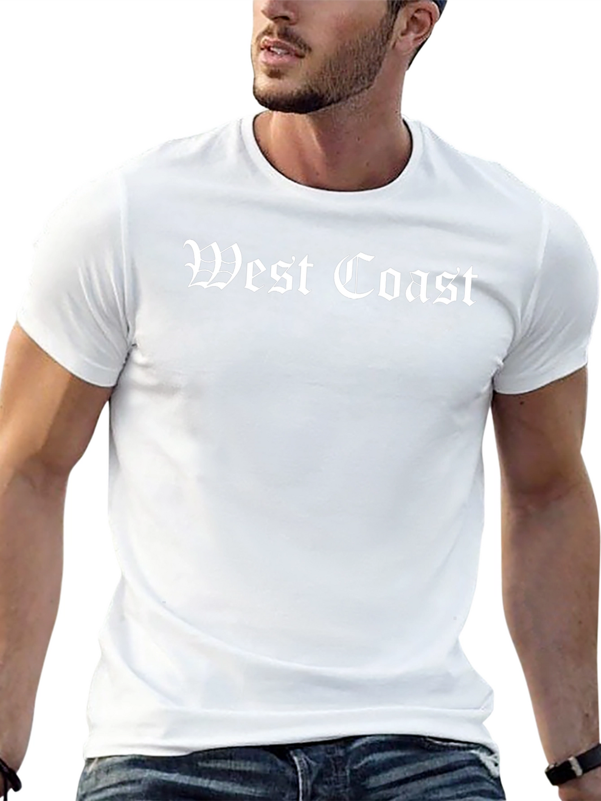 West Coast Graphic Black T-Shirt