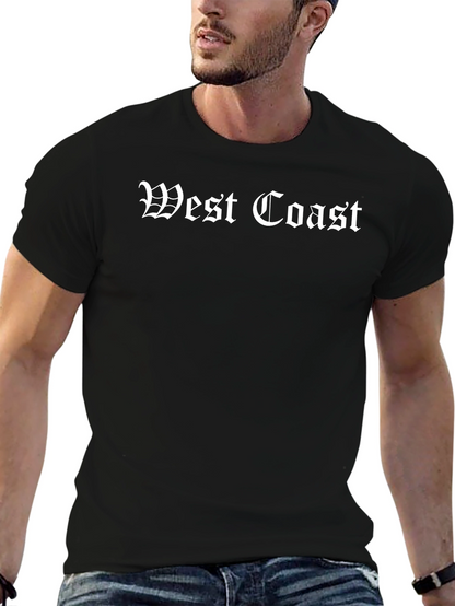 West Coast Graphic Black T-Shirt