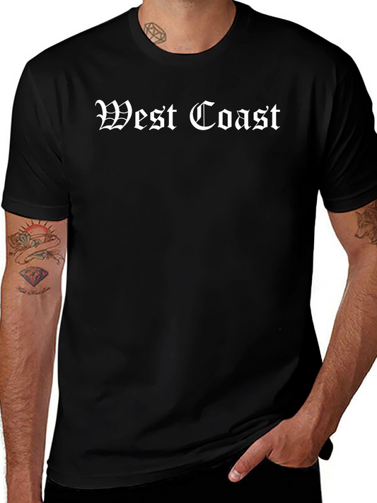 West Coast Graphic Black T-Shirt