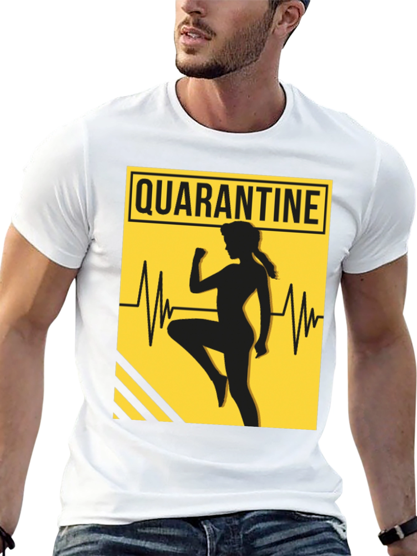 Quarantine Workout T-Shirt - Stay Active in Style