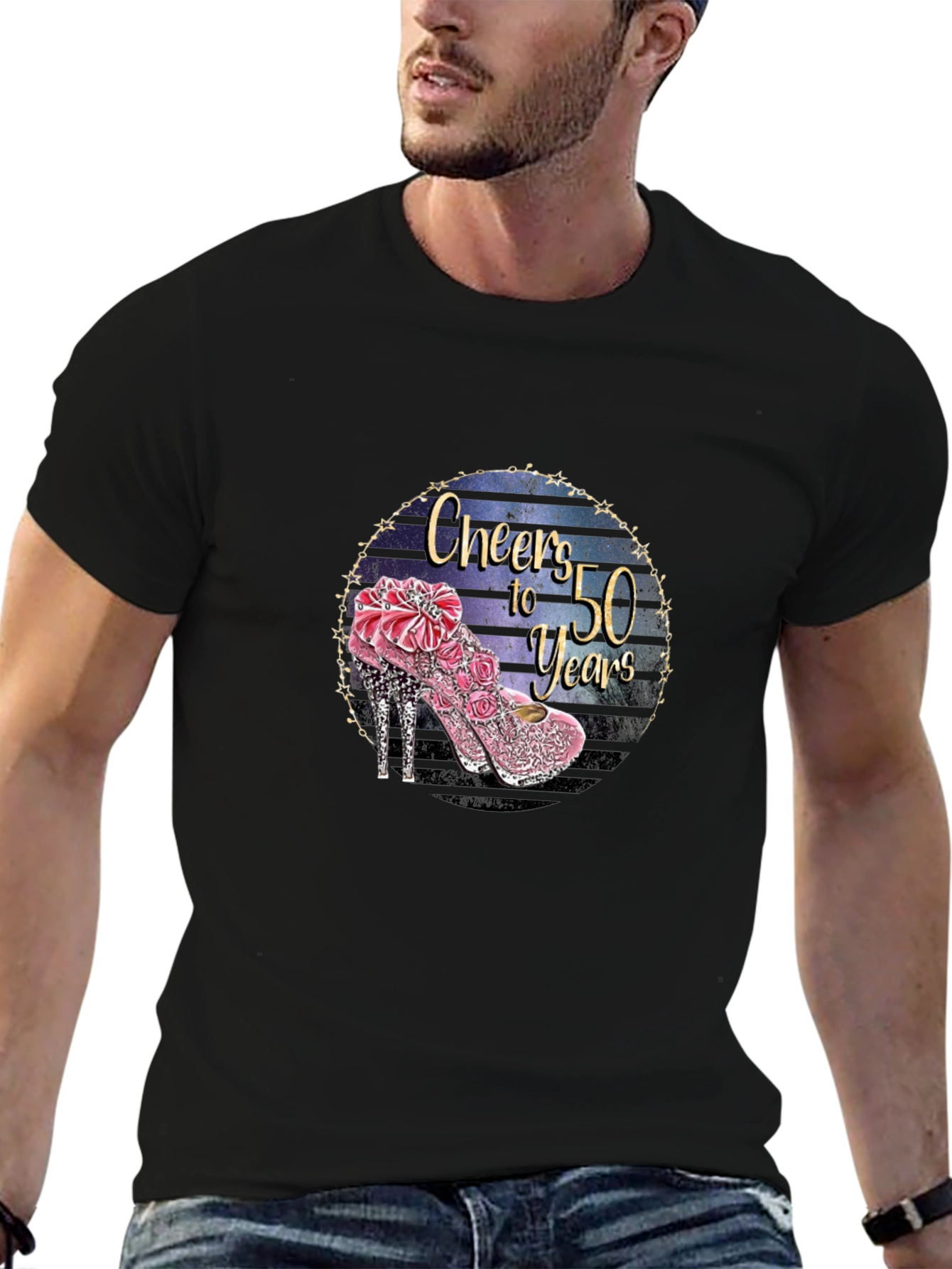 Cheers to 50 Years Graphic T-Shirt