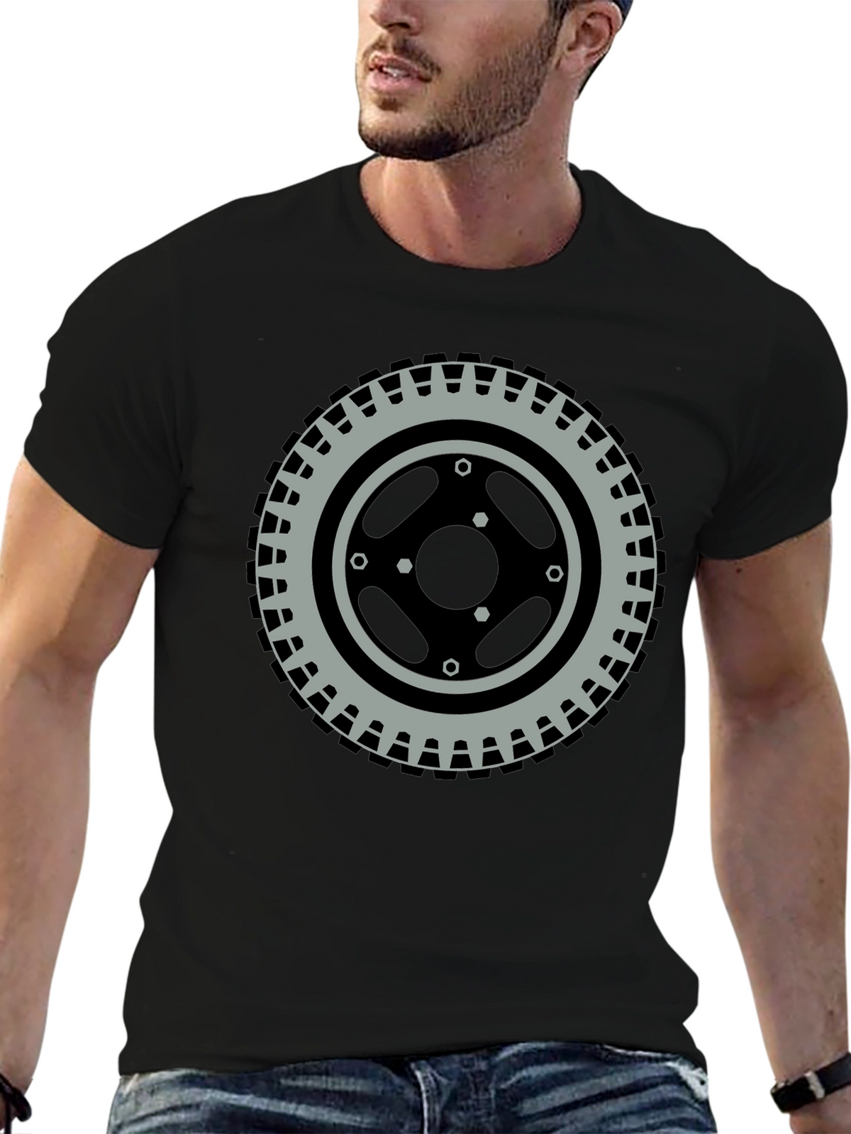 Tire Graphic Tee - Round and Ready