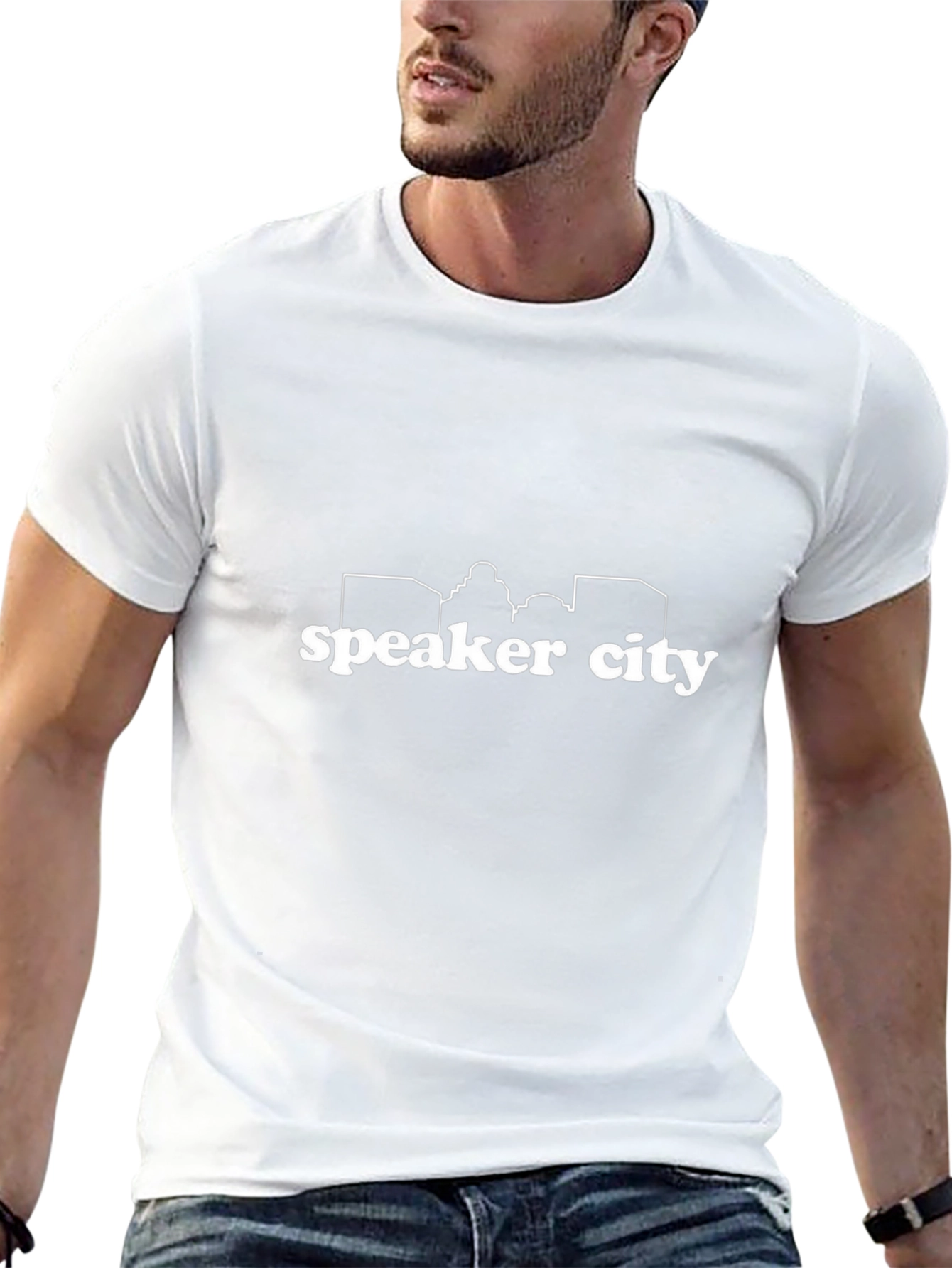 Speaker City T-Shirt - Black - Graphic Tee