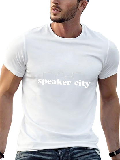 Speaker City T-Shirt - Black - Graphic Tee
