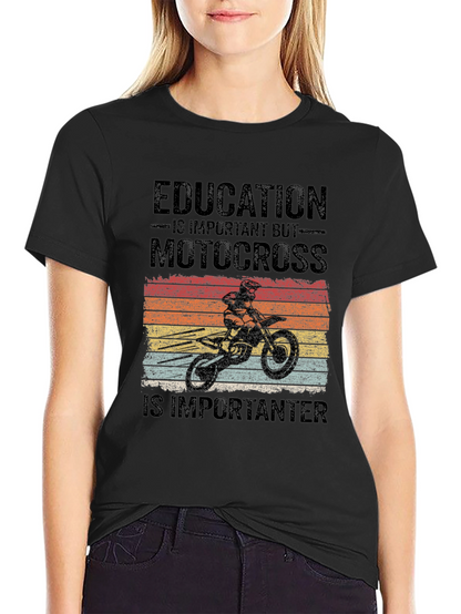 Motocross Is Importanter Graphic T-Shirt