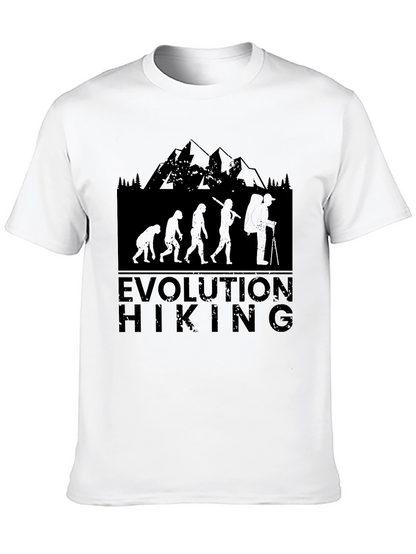 Evolution Hiking T-Shirt - Black Graphic Tee