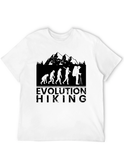 Evolution Hiking T-Shirt - Black Graphic Tee