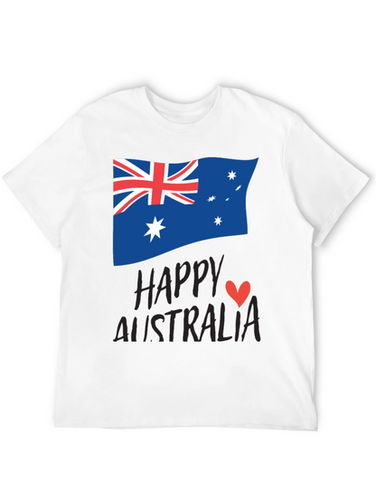 Happy Australia Day T-Shirt - Unisex Black Tee