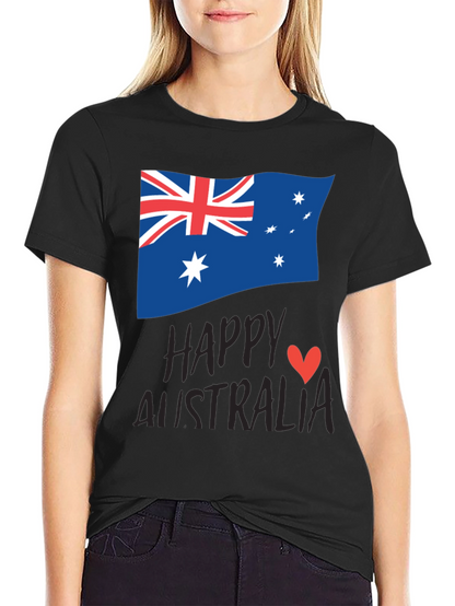 Happy Australia Day T-Shirt - Unisex Black Tee