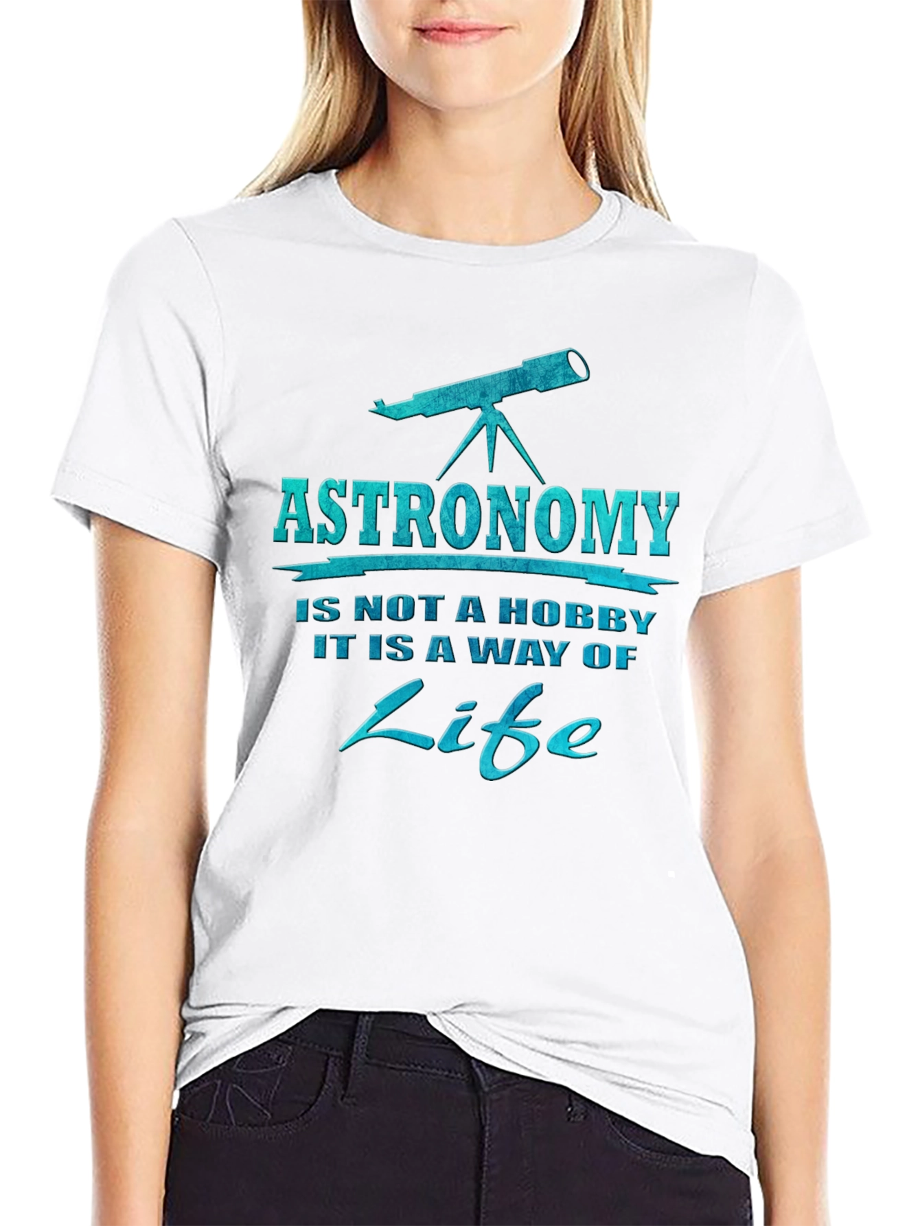 Astronomy is a Way of Life Black T-Shirt
