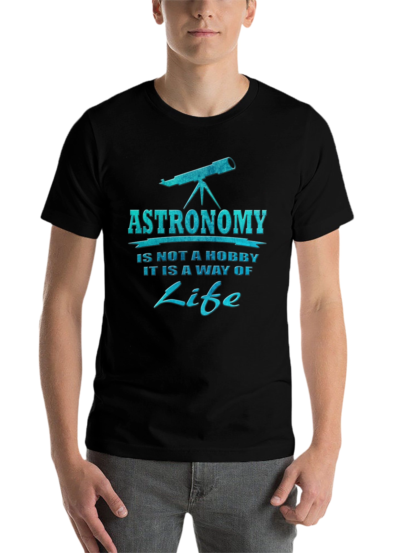 Astronomy is a Way of Life Black T-Shirt