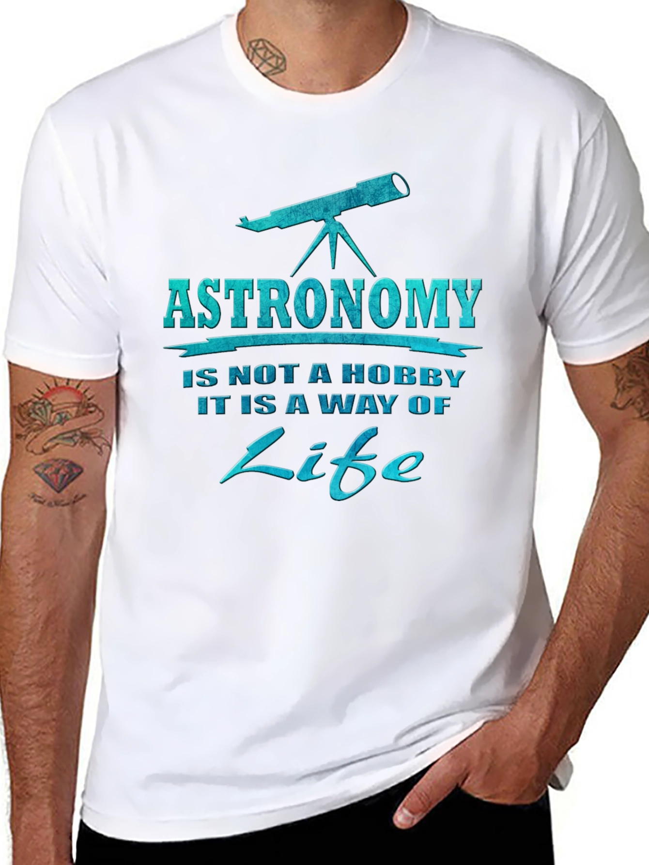 Astronomy is a Way of Life Black T-Shirt