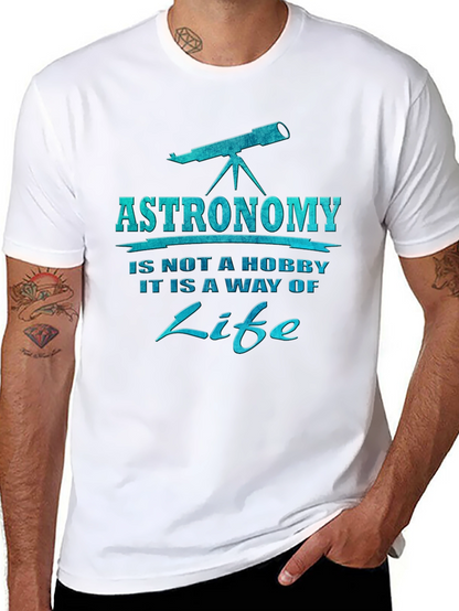 Astronomy is a Way of Life Black T-Shirt