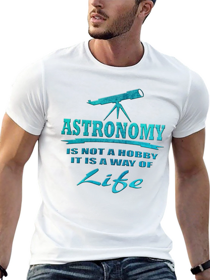 Astronomy is a Way of Life Black T-Shirt