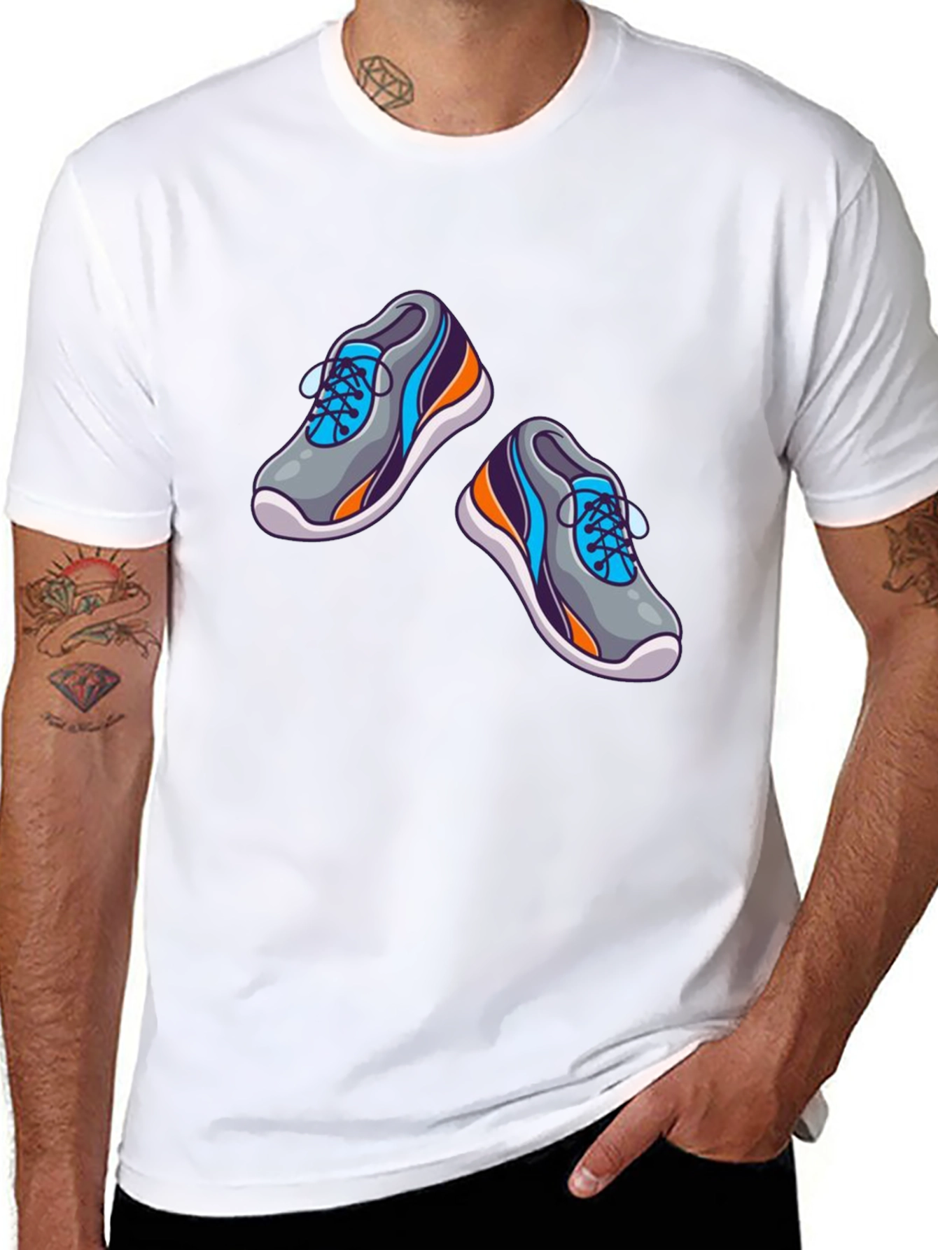 Sneakers Graphic Tee - Cool Casual Design