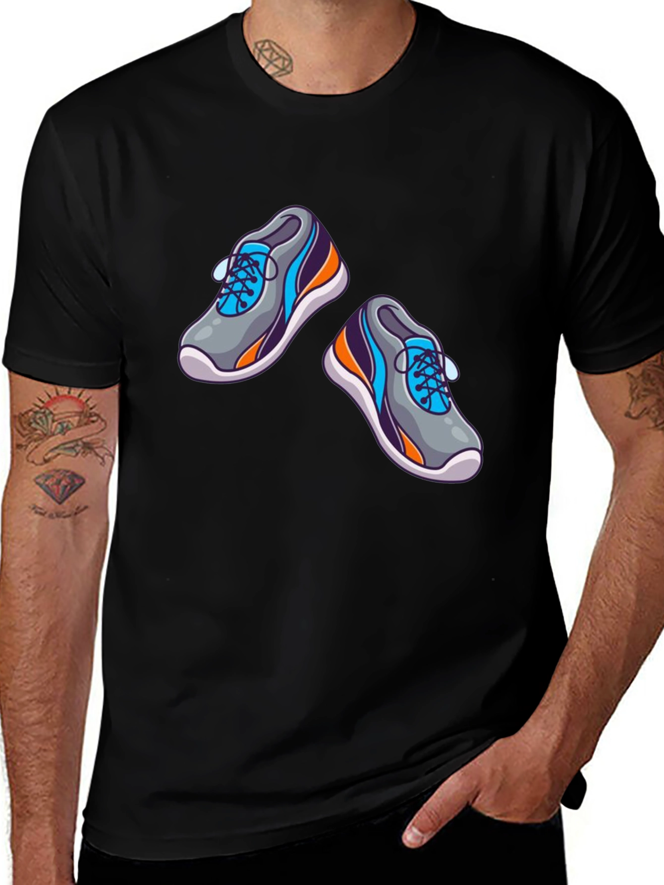 Sneakers Graphic Tee - Cool Casual Design