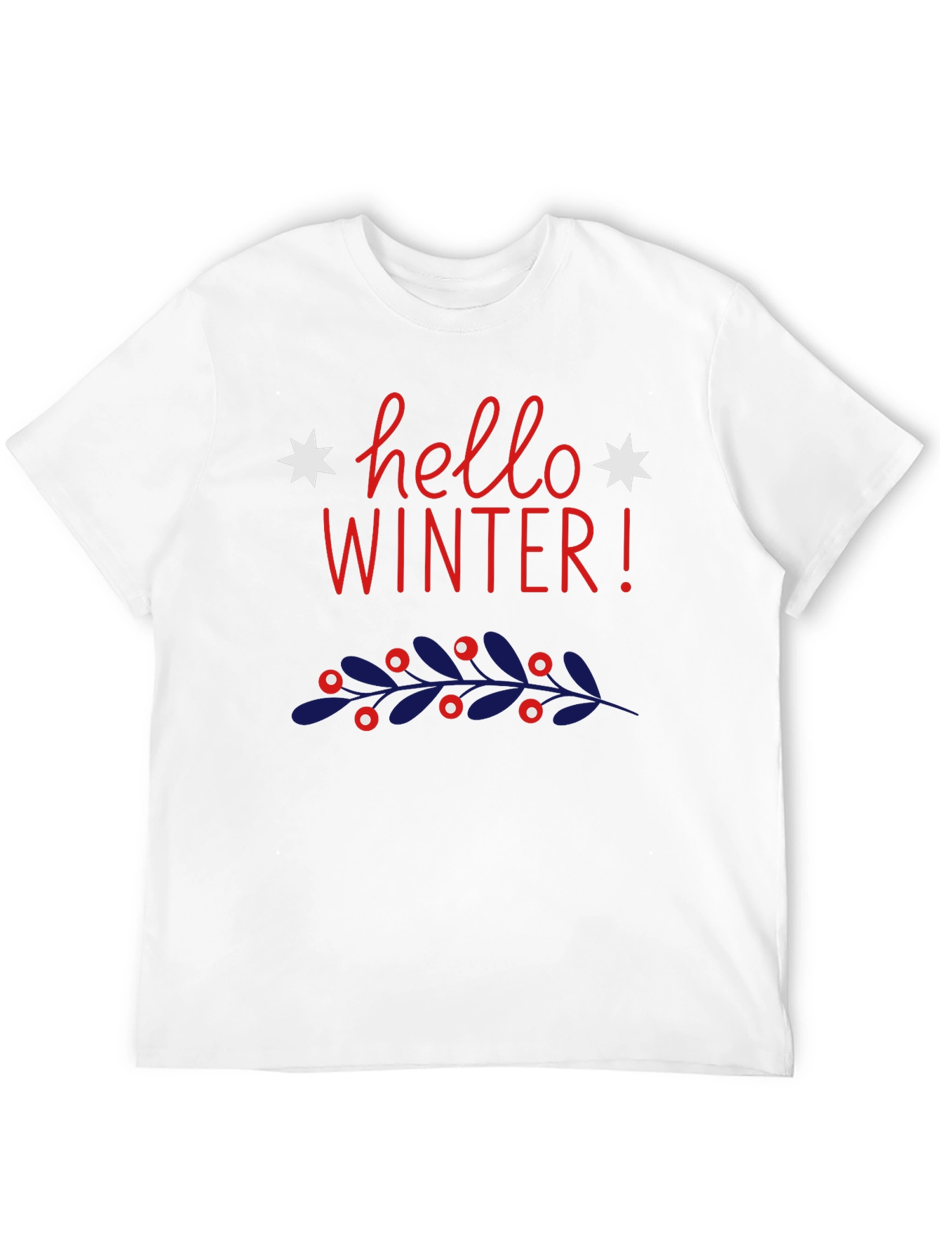 Hello Winter Graphic Tee - Holiday Style