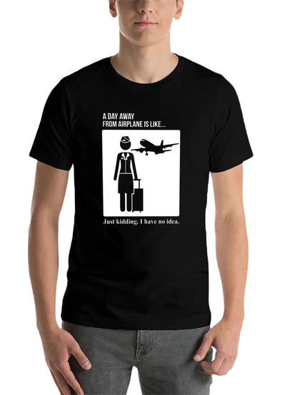 Airplane Humor T-Shirt: Cabin Crew Graphic Tee