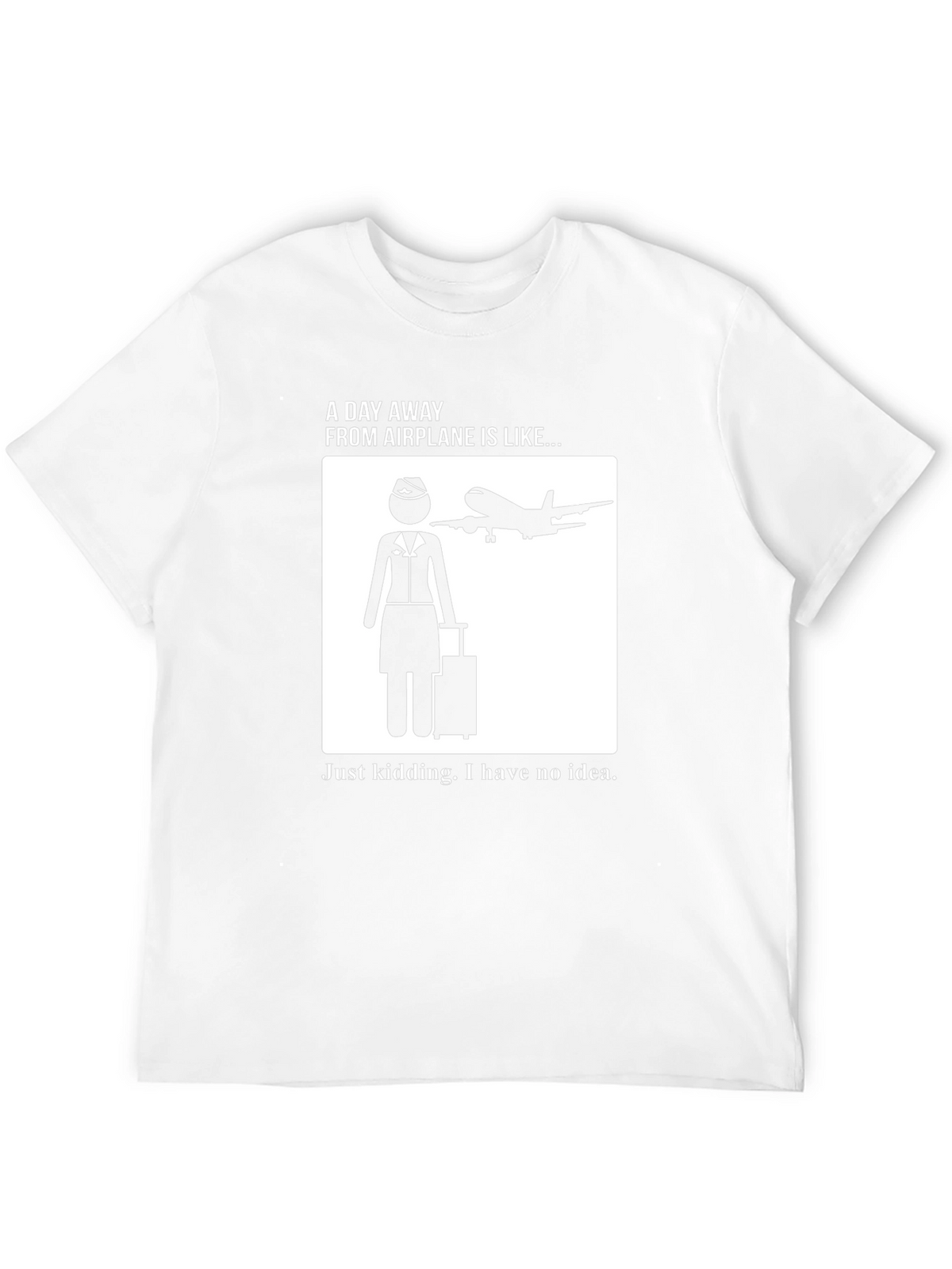Airplane Humor T-Shirt: Cabin Crew Graphic Tee