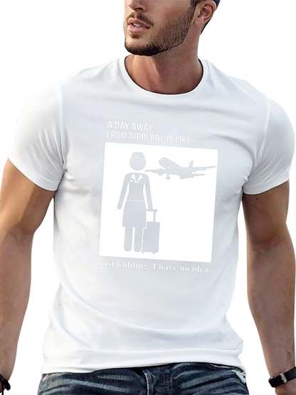 Airplane Humor T-Shirt: Cabin Crew Graphic Tee