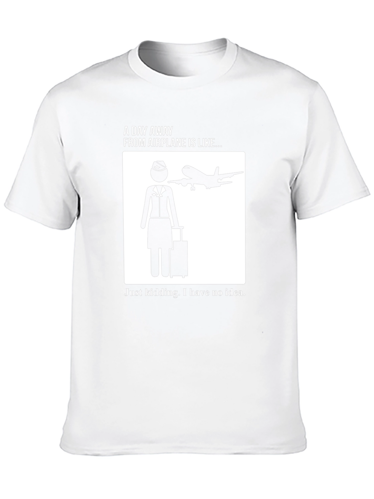 Airplane Humor T-Shirt: Cabin Crew Graphic Tee