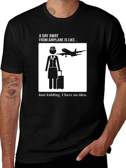 Airplane Humor T-Shirt: Cabin Crew Graphic Tee