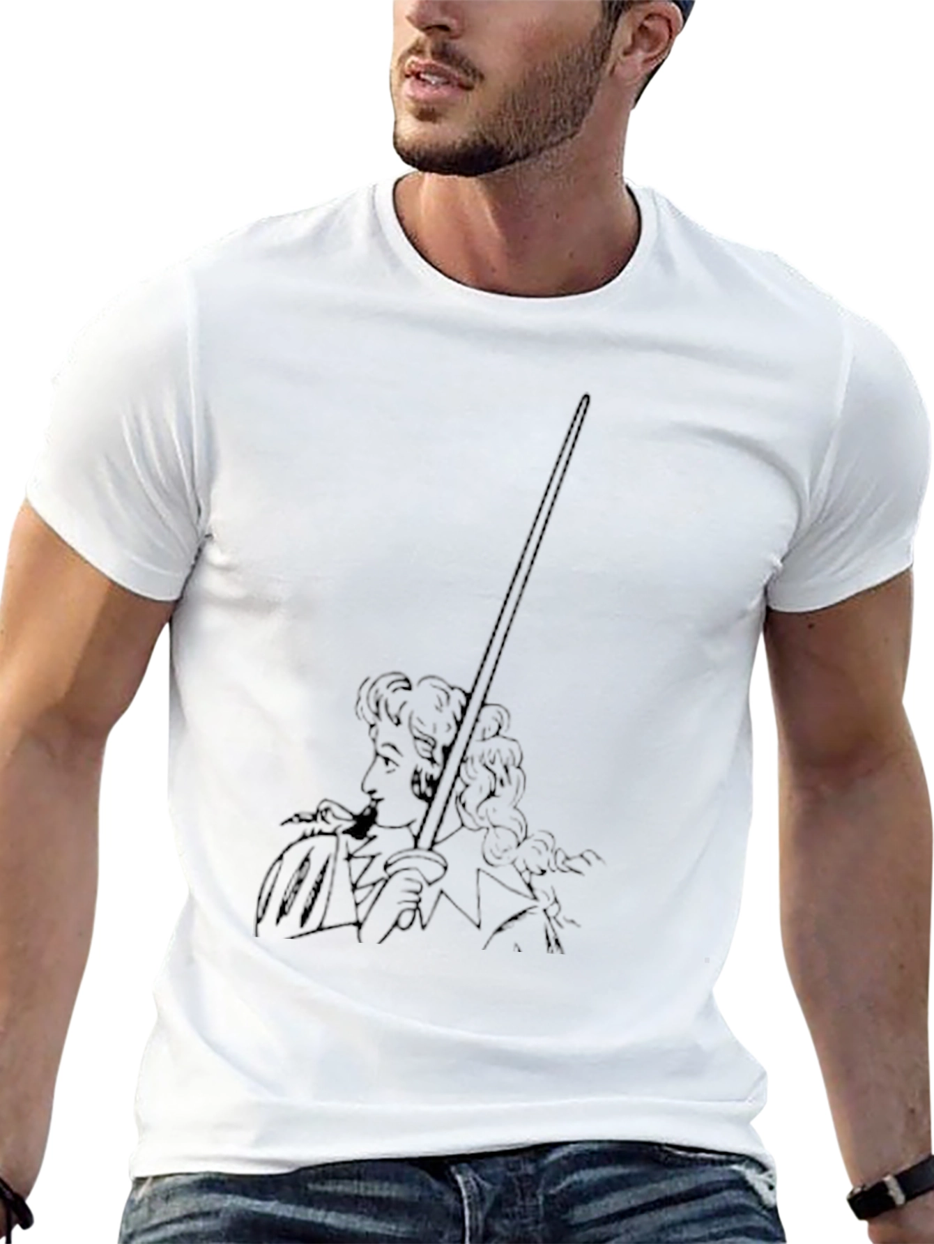 Classic Black Graphic Tee
