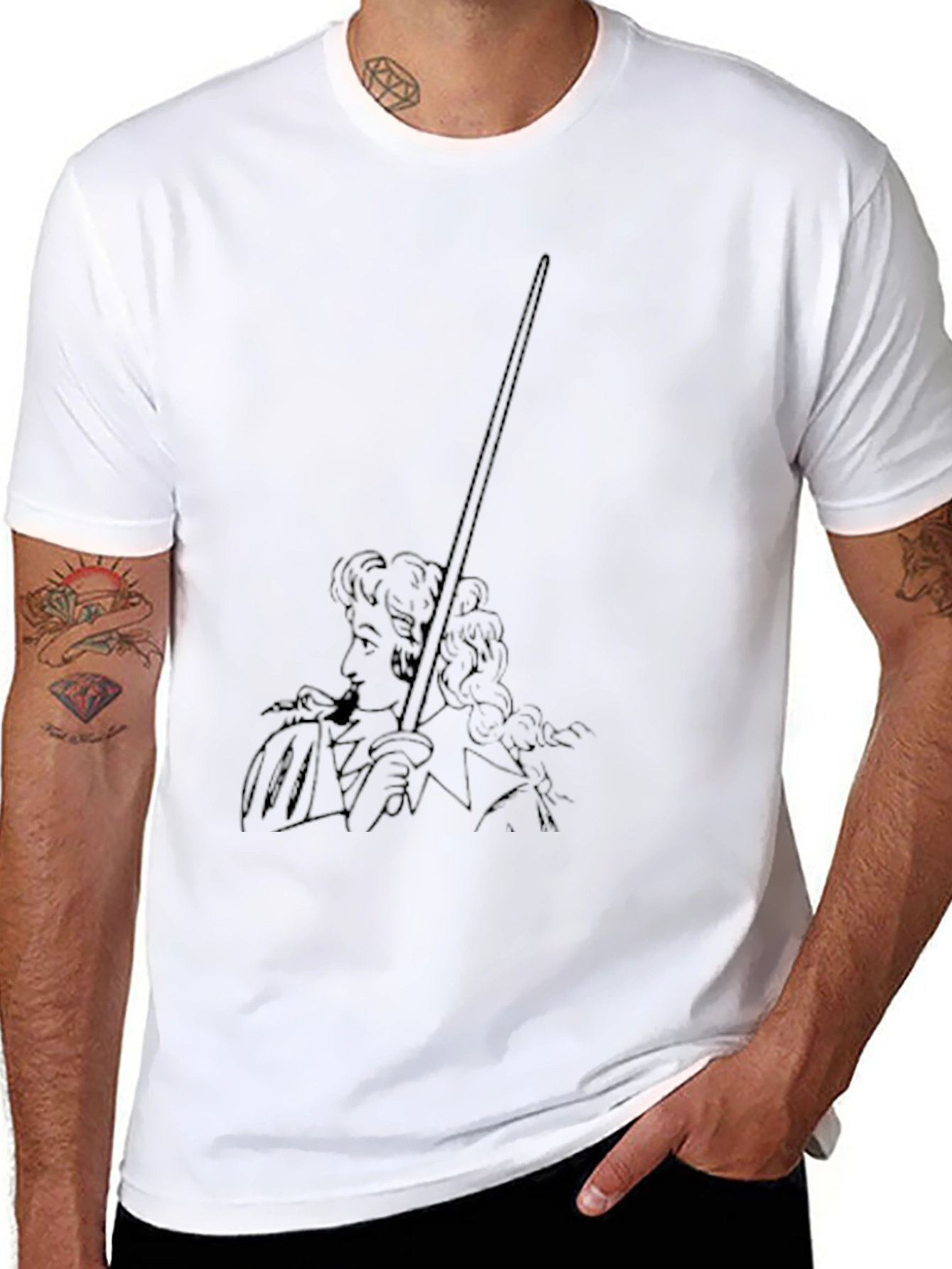 Classic Black Graphic Tee