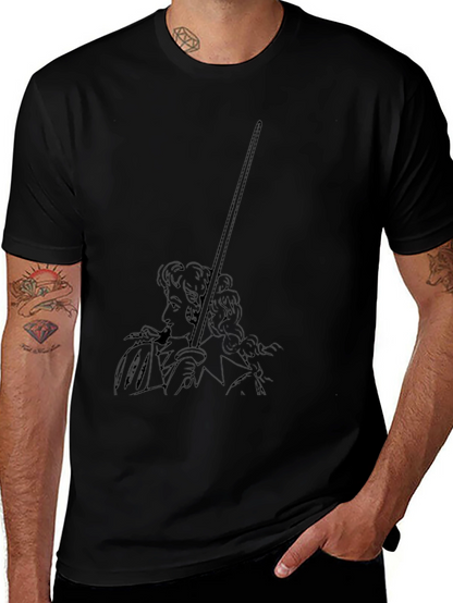 Classic Black Graphic Tee
