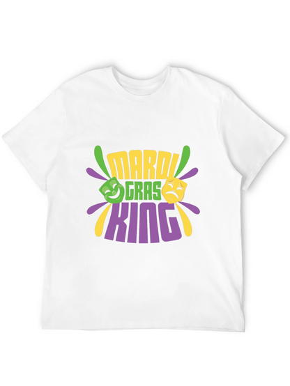 Mardi Gras King Black T-Shirt