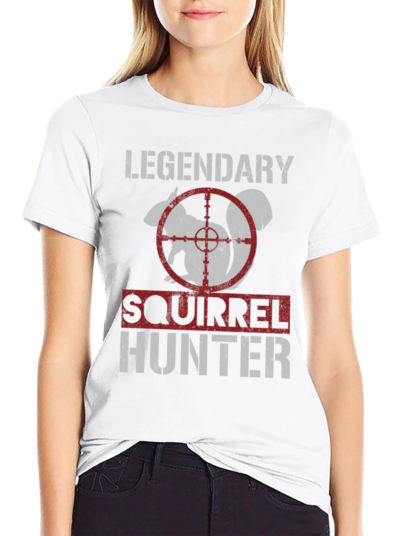 Legendary Squirrel Hunter T-Shirt - Funny Hunting Tee