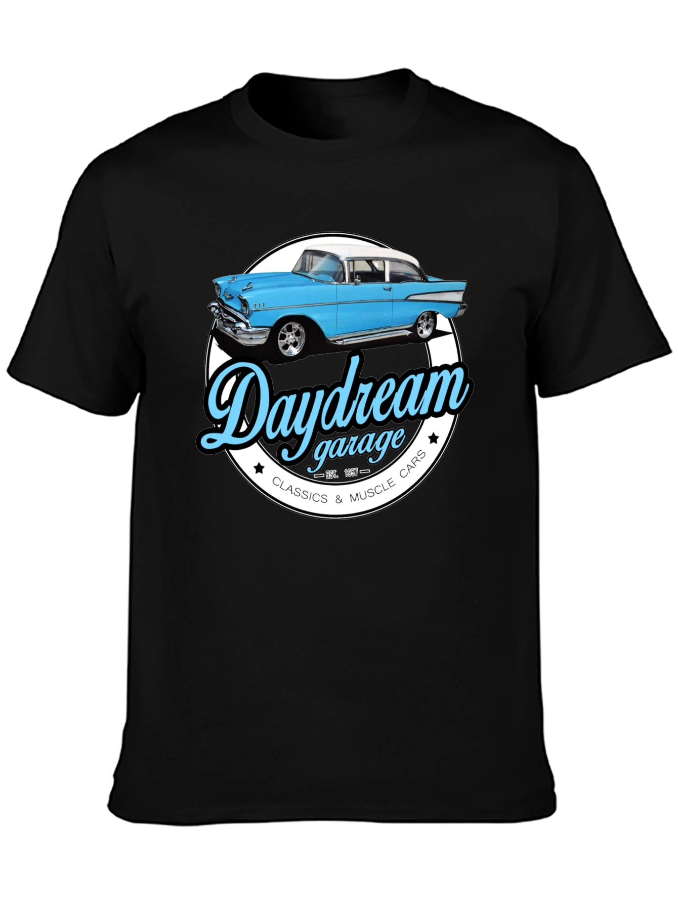 Daydream Garage Classic Car Graphic T-Shirt
