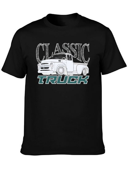 Classic Truck Graphic Tee - Automotive Enthusiast Shirt