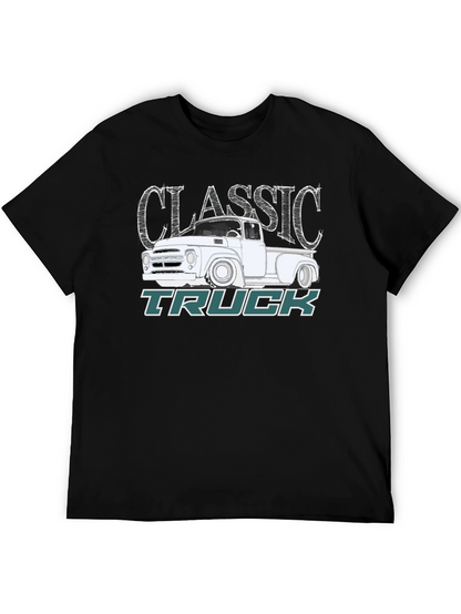 Classic Truck Graphic Tee - Automotive Enthusiast Shirt