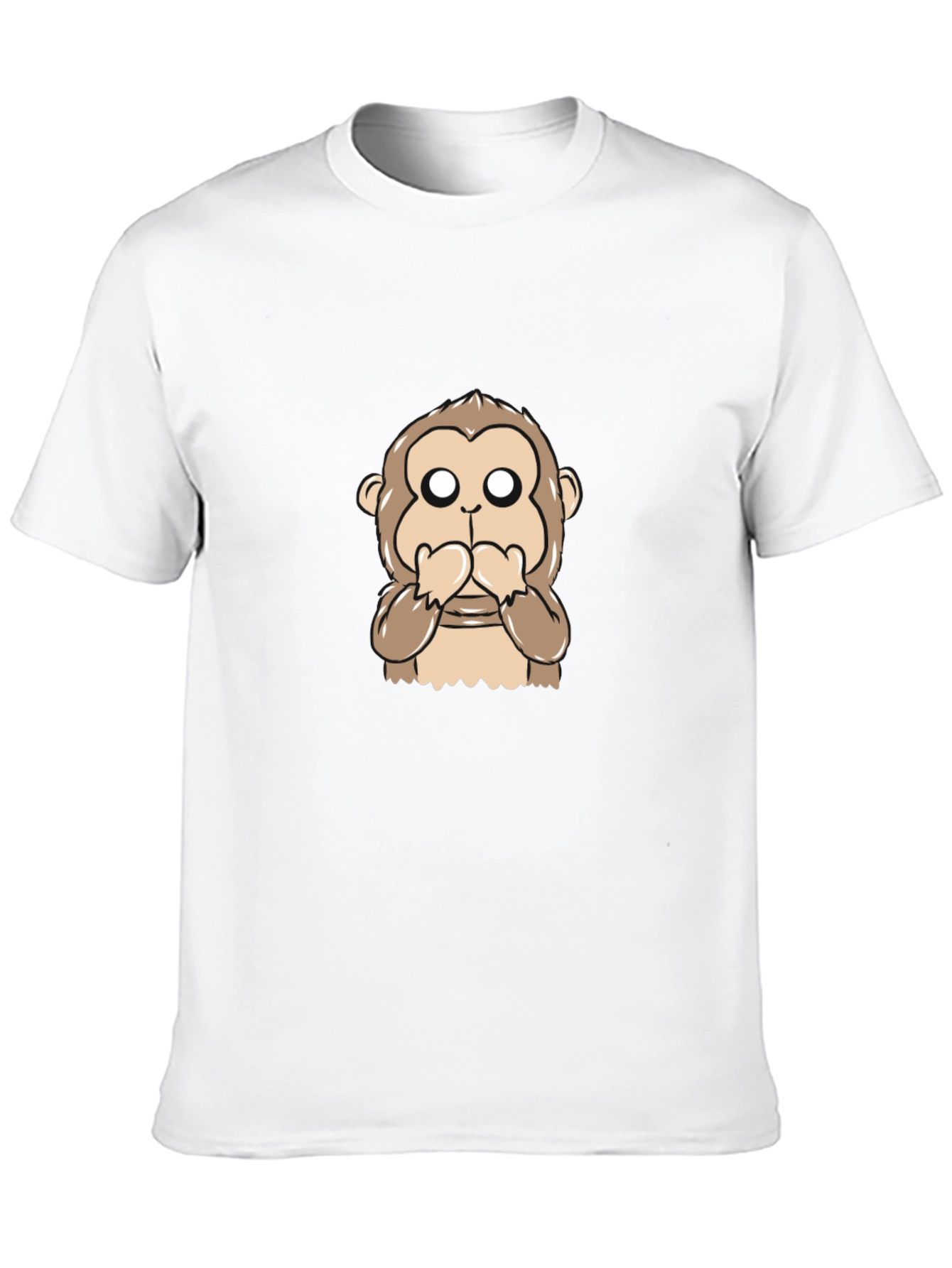 Speak No Evil Monkey Graphic T-Shirt