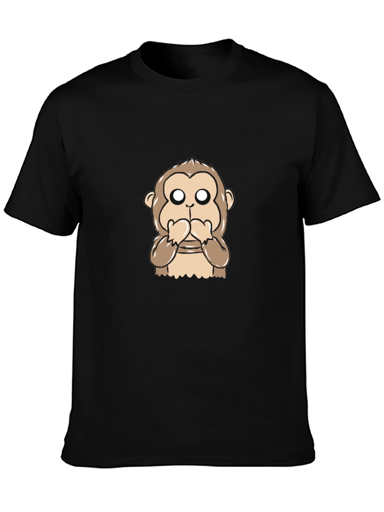 Speak No Evil Monkey Graphic T-Shirt