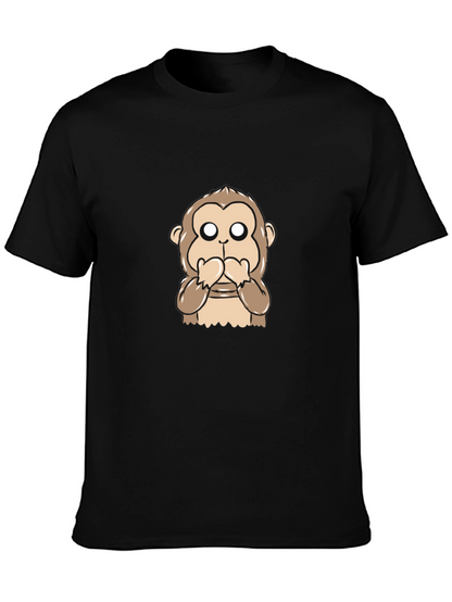 Speak No Evil Monkey Graphic T-Shirt