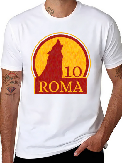 Roma 10 Wolf T-Shirt - Stylish Graphic Tee