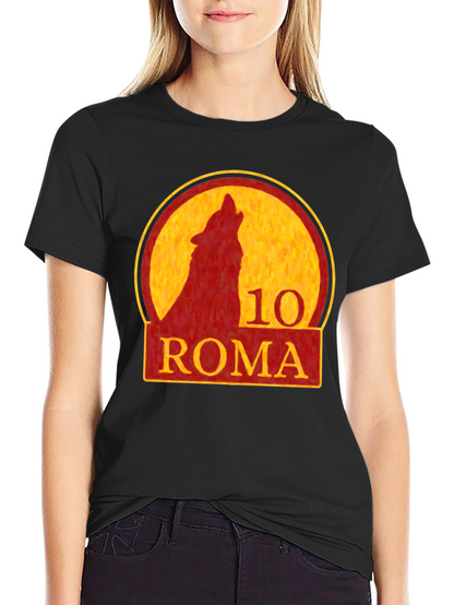 Roma 10 Wolf T-Shirt - Stylish Graphic Tee